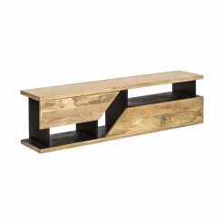 Made in Meubles Meuble TV en bois de manguier Joachim