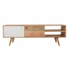 Made in Meubles Meuble TV en bois de manguier ArtiQ