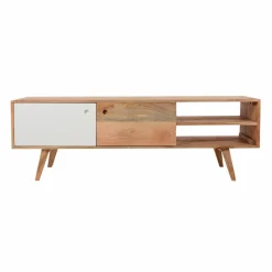 Made in Meubles Meuble TV en bois de manguier ArtiQ