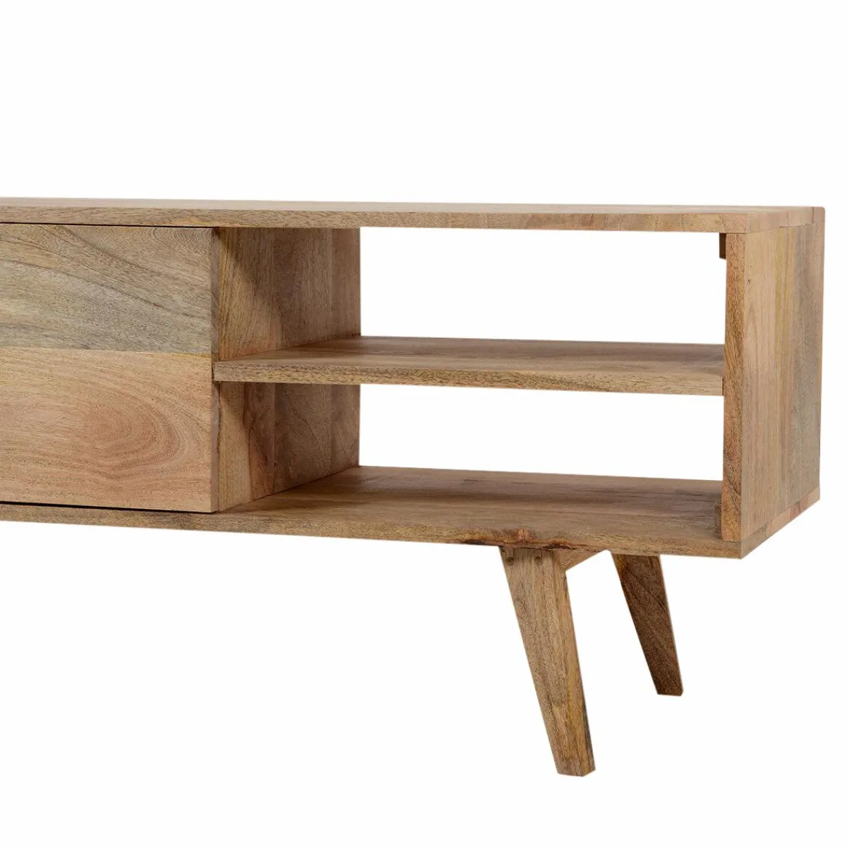 Made in Meubles Meuble TV en bois de manguier ArtiQ