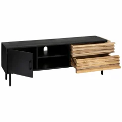 Made in Meubles Meuble TV en bois de manguier Tino