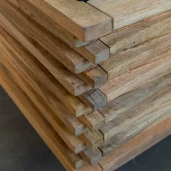 Made in Meubles Meuble TV en bois de manguier Tino