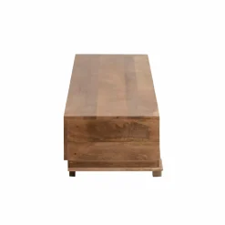 Made in Meubles Meuble TV en bois de manguier foncé Daelan