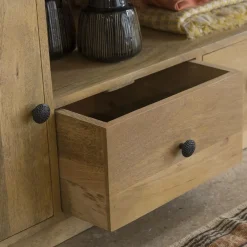 Made in Meubles Meuble TV en bois de manguier Riga