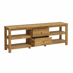 Made in Meubles Meuble TV en bois de pin recyclé Blaise