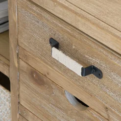 Made in Meubles Meuble TV en bois de sapin 112 cm Natural