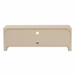 Made in Meubles Meuble TV en bois effet béton et bois d'acacia Dalva