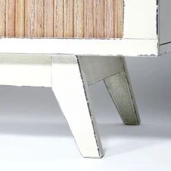 Made in Meubles Meuble TV en bois effet patiné Clémentine