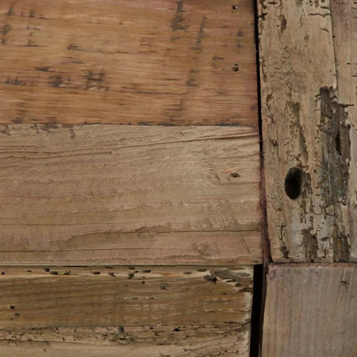 Made in Meubles Meuble TV en bois recyclé 210 cm Blaise