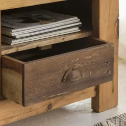 Made in Meubles Meuble TV en bois recyclé Hector