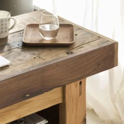 Made in Meubles Meuble TV en bois recyclé Hector