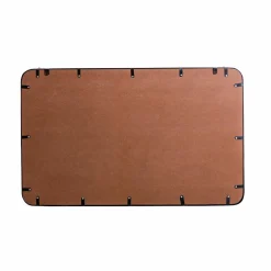Made in Meubles Miroir avec étagère en bois et métal Jill