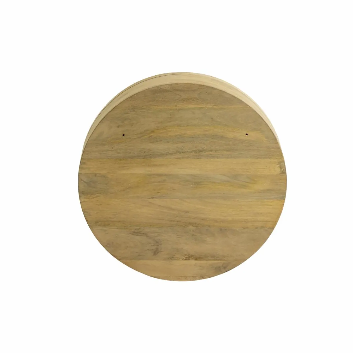 Made in Meubles Miroir avec étagères en bois de manguier clair Juliet