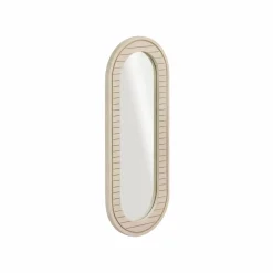 Made in Meubles Miroir en bois de manguier Yoni
