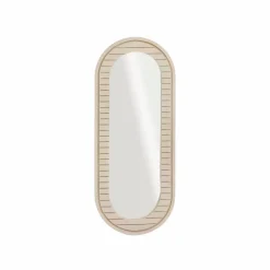 Made in Meubles Miroir en bois de manguier Yoni
