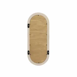 Made in Meubles Miroir en bois de manguier Yoni