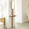 Made in Meubles Miroir en bois de manguier Dari