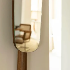 Made in Meubles Miroir en bois de manguier Dari