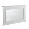 Made in Meubles Miroir en bois de pin blanc Manel