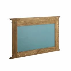 Made in Meubles Miroir en bois de pin ciré miel Manel