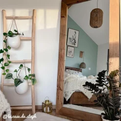 Made in Meubles Miroir en bois recyclé 165 cm Garance