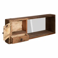 Made in Meubles Miroir horizontal en bois recyclé Vicky