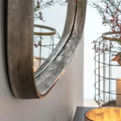 Made in Meubles Miroir rectangle en aluminium Beryl