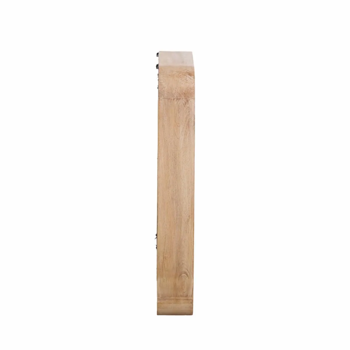 Made in Meubles Miroir rectangulaire en bois de manguier Domi