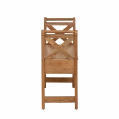 Made in Meubles Petit banc en bois d'acacia Isolde
