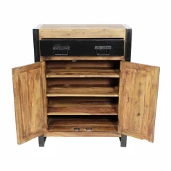Made in Meubles Petit buffet en bois d'acacia 80 cm Havana
