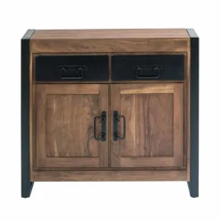 Made in Meubles Petit buffet en bois d'acacia 100 cm Havana
