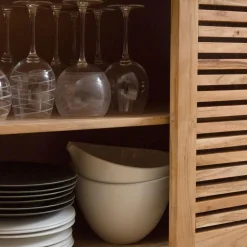 Made in Meubles Petit buffet en bois d'acacia Salta