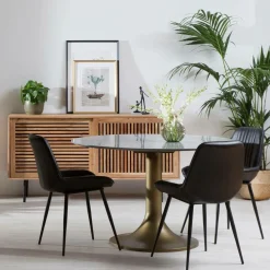 Made in Meubles Petit buffet en bois d'acacia Salta
