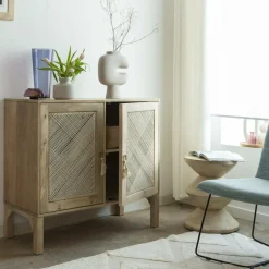 Made in Meubles Petit buffet en bois de manguier Indiana