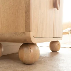 Made in Meubles Petit buffet en bois de manguier Horta
