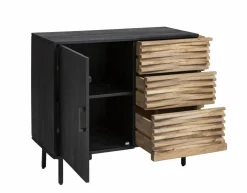 Made in Meubles Petit buffet en bois de manguier Tino