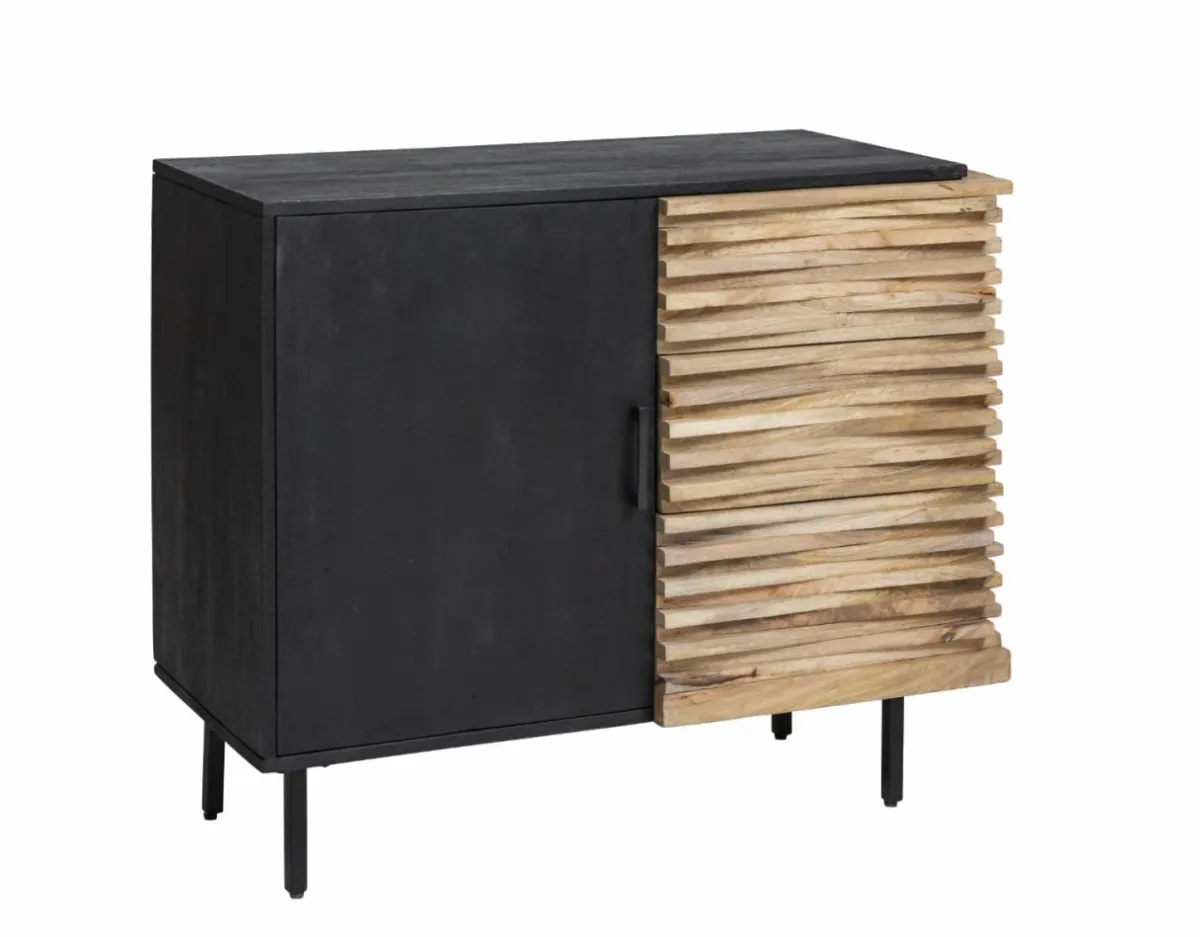 Made in Meubles Petit buffet en bois de manguier Tino