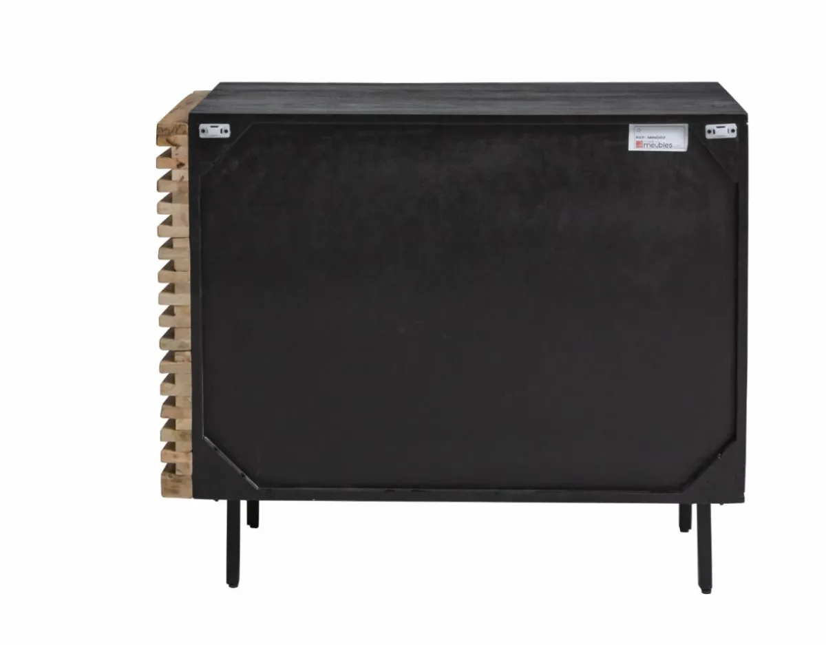 Made in Meubles Petit buffet en bois de manguier Tino