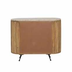 Made in Meubles Petit buffet en bois de manguier et terrazzo Ambrine