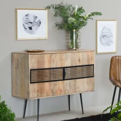 Made in Meubles Petit buffet en bois de manguier Jasmin