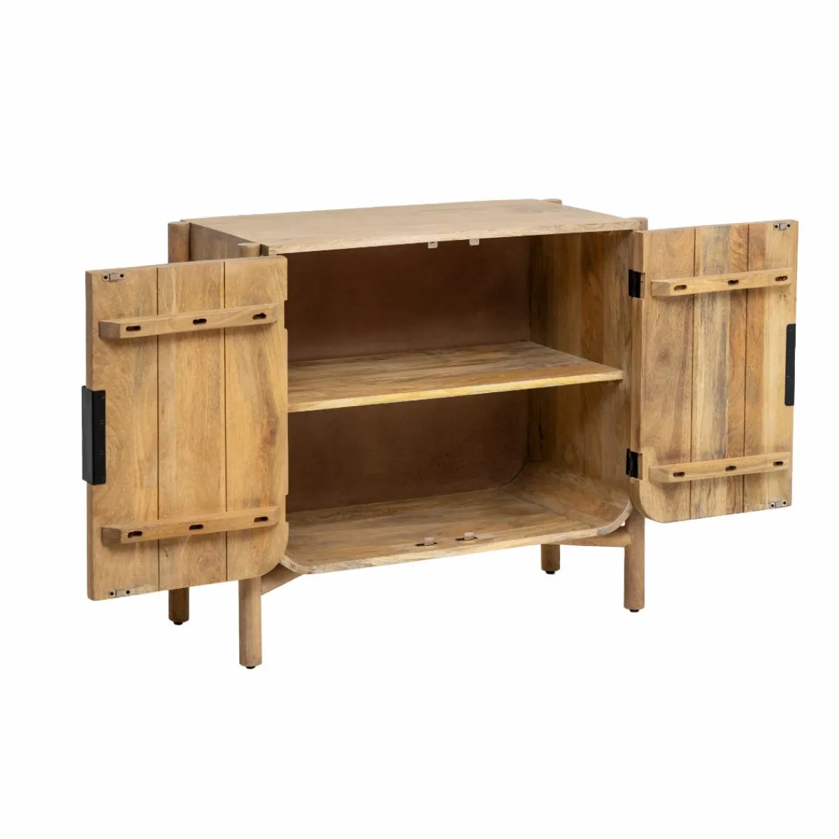 Made in Meubles Petit buffet en bois de manguier Nova