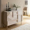 Made in Meubles Petit buffet en bois de manguier Tristan
