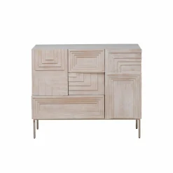 Made in Meubles Petit buffet en bois de manguier Tristan