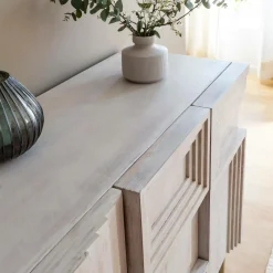 Made in Meubles Petit buffet en bois de manguier Tristan
