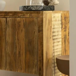 Made in Meubles Petit buffet en bois recyclé Naël