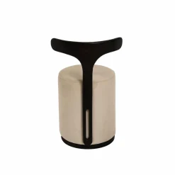 Made in Meubles Petit Fauteuil blanc en manguier Adonis