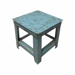 Made in Meubles Petit tabouret en métal Alban