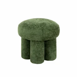 Made in Meubles Petit tabouret en tissu Toby