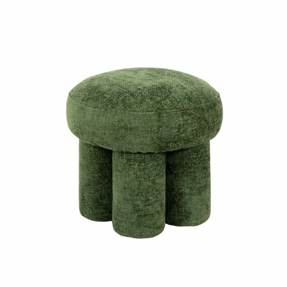 Made in Meubles Petit tabouret en tissu Toby
