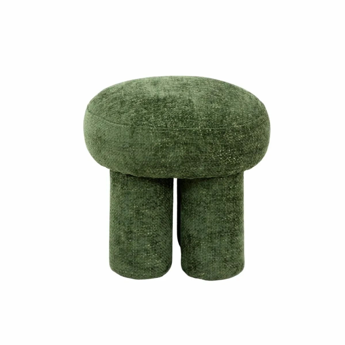 Made in Meubles Petit tabouret en tissu Toby